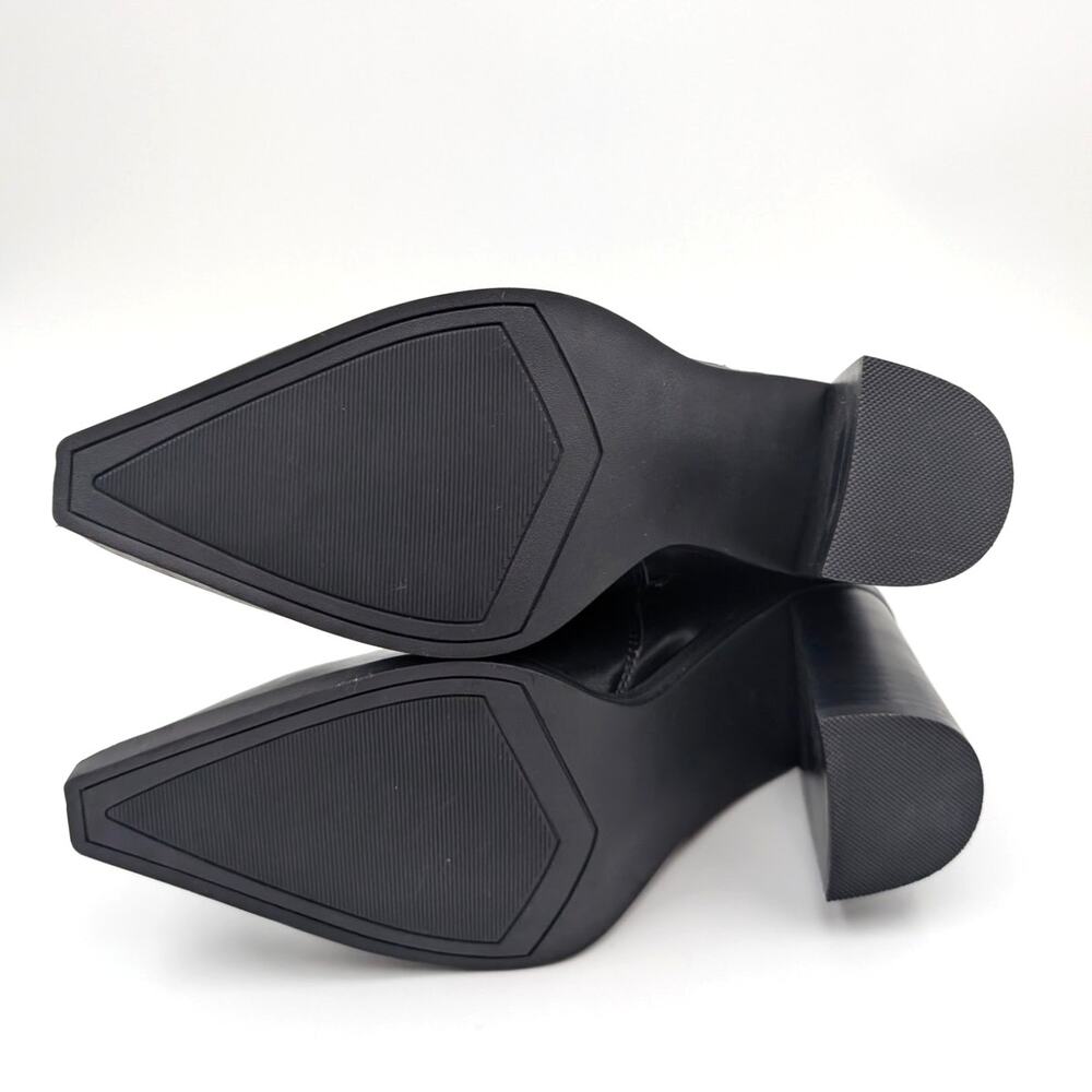 Steve Madden Silvee Pointed Toe Chunky Heels Ankl… - image 7